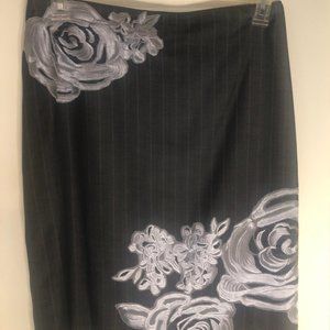 Peter Nygard Embroidered Skirt SZ 10